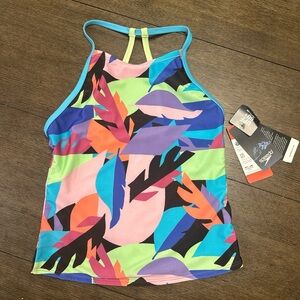 Speedo Blue and Green Bikini Swimwear